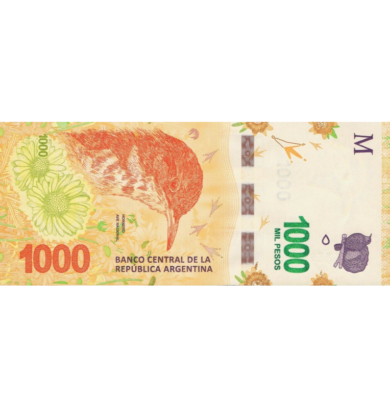 Argentina 1000 Pesos 2017-2020 ND Pick 366